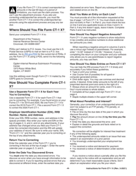 Instructions for IRS Form CT-1 X Adjusted Employer&#039;s Annual Railroad Retirement Tax Return or Claim for Refund, Page 4
