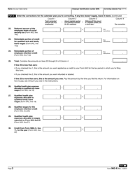 IRS Form 943-X &quot;Adjusted Employer's Annual Federal Tax Return for Agricultural Employees or Claim for Refund&quot;, Page 3