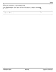 IRS Form 15111 Earned Income Credit Worksheet (Cp 09), Page 3