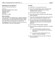 Form DOF OIC-4.1 Offer-In-compromise for Fixed and Final Liabilities - New York City, Page 6