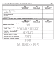 Instructions for Real Property Income and Expense Form for Self-storage Facilities - New York City, Page 16