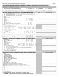 Instructions for Real Property Income and Expense Form - New York City, Page 22