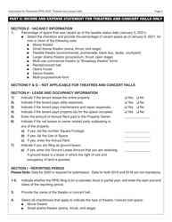 Instructions for Real Property Income and Expense Form for Theatres and Concert Halls - New York City, Page 5
