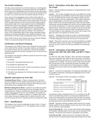 Form 304 New Jobs Investment Tax Credit - New Jersey, Page 6