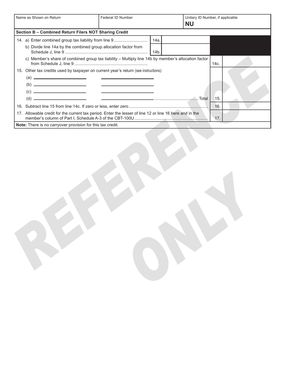 Form 311 Neighborhood Revitalization State Tax Credit - New Jersey, Page 2
