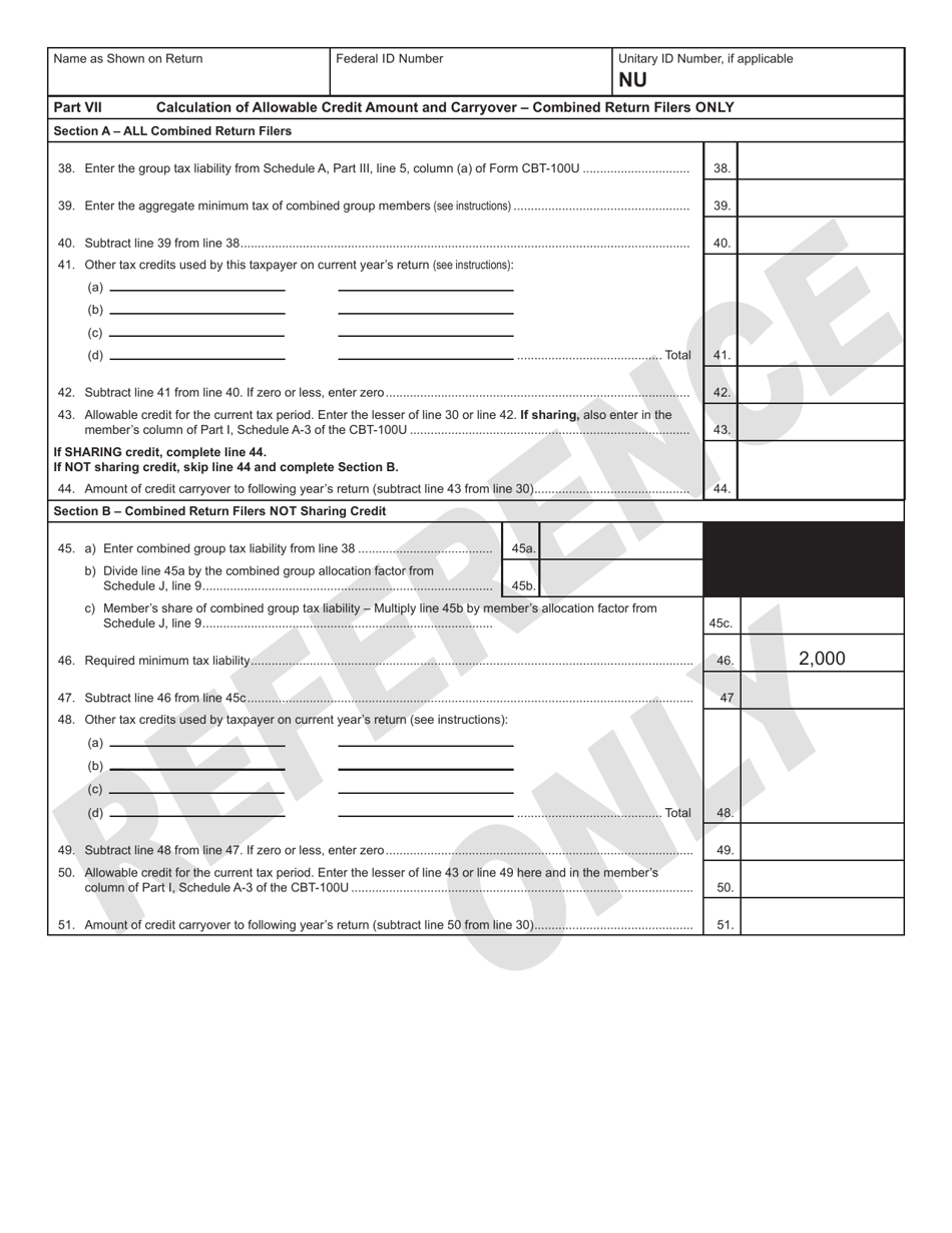 Form 306 Research and Development Tax Credit - New Jersey, Page 3