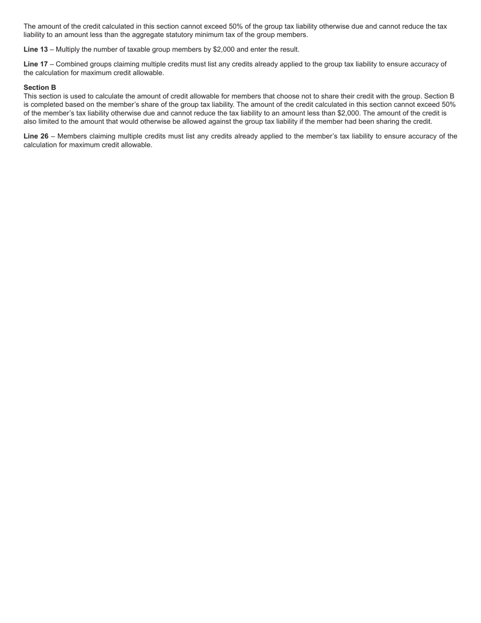 Form 315 Ama Tax Credit - New Jersey, Page 4