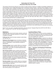 Form 313 Economic Recovery Tax Credit - New Jersey, Page 3