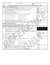 Form 318 Film Production Tax Credit - New Jersey, Page 2
