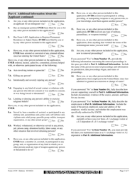 USCIS Form I-539 Application to Extend/Change Nonimmigrant Status, Page 3