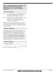 USCIS Form I-539 Application to Extend/Change Nonimmigrant Status, Page 6