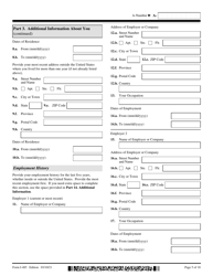 USCIS Form I-485 Application to Register Permanent Residence or Adjust Status, Page 5