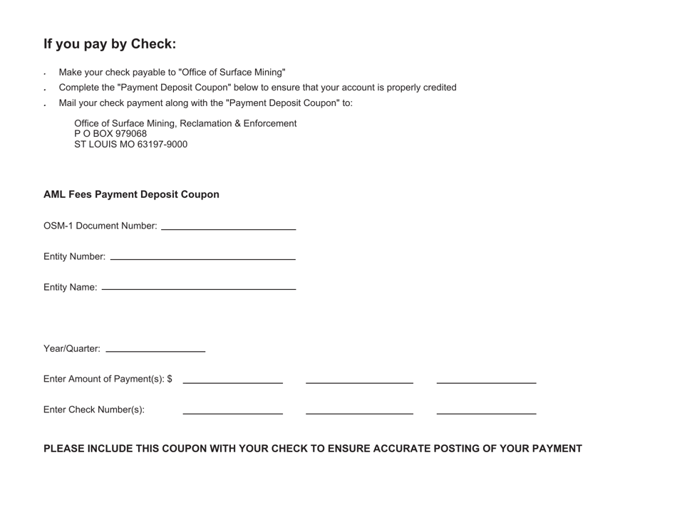 Form OSM-1 Coal Reclamation Fee Report, Page 4