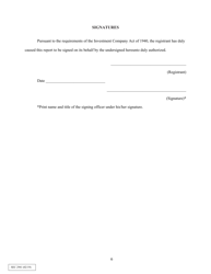 SEC Form 2941 (N-LIQUID) Current Report Open-End Management Investment Company Liquidity, Page 6