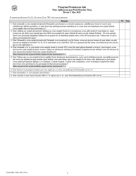 SBA Form 2483-SD PPP Second Draw Borrower Application Form (Haitian Creole), Page 2