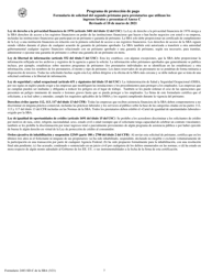 SBA Formulario 2483-SD-C Formulario De Solicitud Del Segundo Prestamo Para Prestatarios Que Utilizan Los Ingresos Brutos Y Presentan El Anexo C (Spanish), Page 7