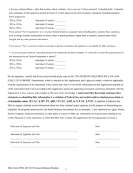 SBA Form 990A Quick Bond Guarantee Application and Agreement, Page 8