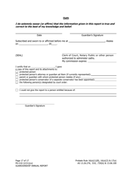 Form PG-210 Guardianship Annual Report - Alaska, Page 18