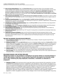Form RCI1 Retaliation Complaint - California (Tagalog), Page 7