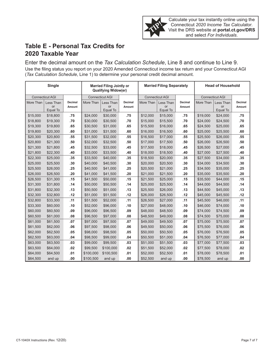 Form Ct 1040x 2020 Fill Out Sign Online And Download Printable Pdf Connecticut 0139