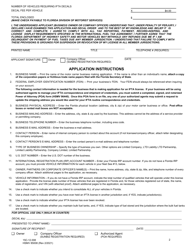 Form HSMV85008 International Fuel Tax Agreement License Application - Florida, Page 2
