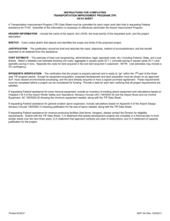 Form AER104 Transportation Improvement Program (Tip) Data Sheet - Illinois, Page 2