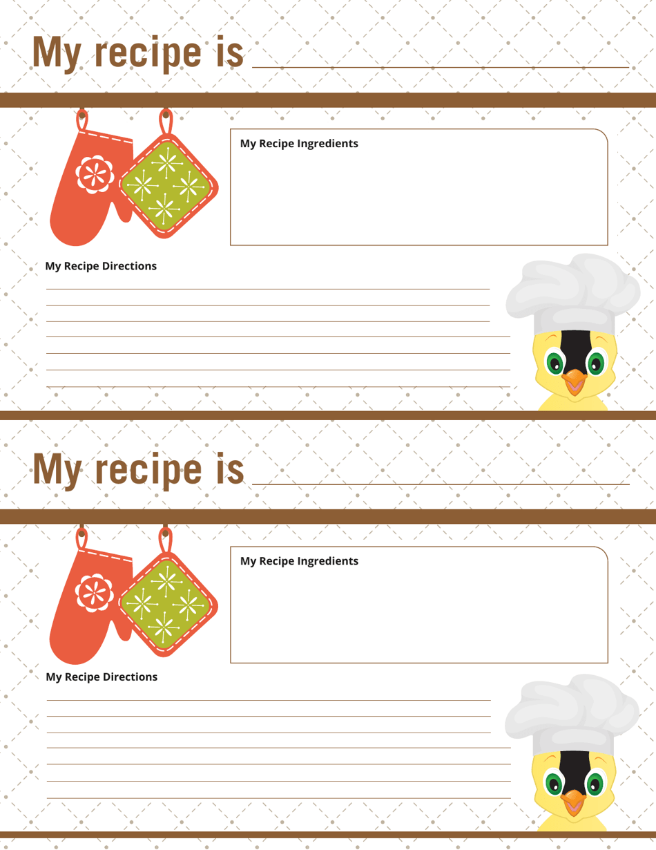 Goldies Recipe Card - Iowa, Page 1