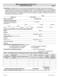 DNR Form 542-4000 Manure Management Plan Form - Iowa, Page 4