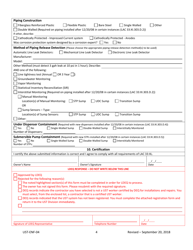 Form UST-ENF-04 Ust System Installation, Renovation, Repair, and Upgrade Notification Form - Louisiana, Page 4