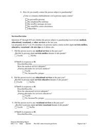 Form GAC11-U Personal Well-Being Report (Guardianship) - Minnesota (English/Spanish), Page 4