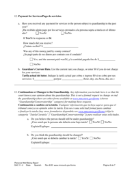 Form GAC11-U Personal Well-Being Report (Guardianship) - Minnesota (English/Spanish), Page 6