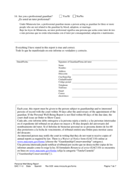 Form GAC11-U Personal Well-Being Report (Guardianship) - Minnesota (English/Spanish), Page 7