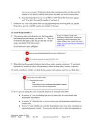 Instructions - Applying for a Harassment Restraining Order - Minnesota, Page 8