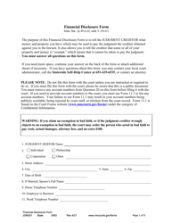 Document preview: Form JGM301 Financial Disclosure Form - Minnesota