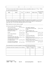 Form JGM301 Financial Disclosure Form - Minnesota, Page 4