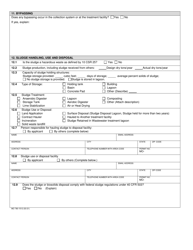 Form B (MO780-1512) Application for Operating Permit for Facilities That Receive Primarily Domestic Waste and Have a Design Flow Less Than or Equal to 100,000 Gallons Per Day - Missouri, Page 4