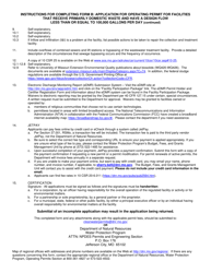 Form B (MO780-1512) Application for Operating Permit for Facilities That Receive Primarily Domestic Waste and Have a Design Flow Less Than or Equal to 100,000 Gallons Per Day - Missouri, Page 8