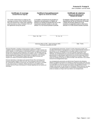 Form CPT114 Certificate of Coverage Under the Canada Pension Plan Pursuant to Articles VI to X of the Agreement on Social Security Between the Government of Canada and the Government of the Republic of Chile - Canada (English/Spanish/French), Page 2