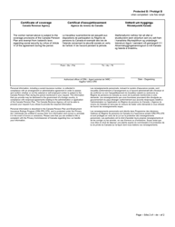 Form CPT49 Certificate of Coverage Under the Canada Pension Plan Pursuant to Article VI of the Agreement on Social Security Between Canada and Iceland - Canada (English/French/Icelandic), Page 2