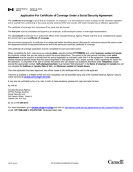 Form CPT71 Certificate of Coverage Under the Cpp Pursuant to Articles 4 to 7 of the Convention on Social Security Between the Government of Canada and the Government of the United Kingdom - Canada (English/French), Page 3