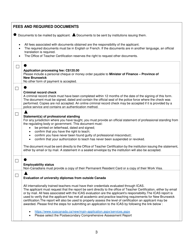 Form C Interim Teacher&#039;s Certificate Application Form for Internationally Trained Applicants - New Brunswick, Canada, Page 3