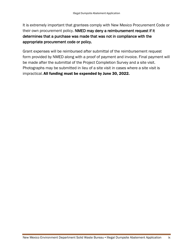Illegal Dumpsite Abatement Application - New Mexico, Page 9