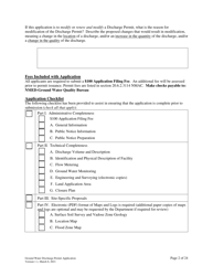 Ground Water Discharge Permit Application - New Mexico, Page 2