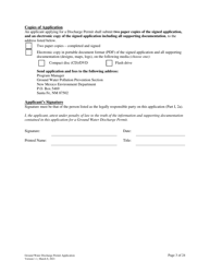 Ground Water Discharge Permit Application - New Mexico, Page 3
