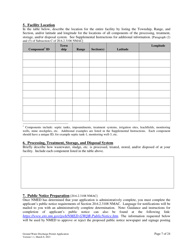 Ground Water Discharge Permit Application - New Mexico, Page 7