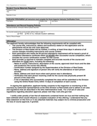 Form REPL-19-0014 Online Continuing Education Application - Ohio, Page 2