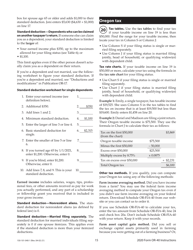 Instructions for Form OR-40, 150-101-040 Oregon Individual Income Tax Return for Full-Year Residents - Oregon, Page 15