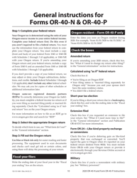 Instructions for Form OR-40-N, 150-101-048, OR-40-P, 150-101-055 - Oregon, Page 10