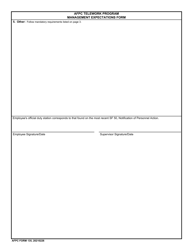 AFPC Form 135 Afpc Telework Program Management Expectations Form, Page 2