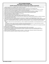 AFPC Form 135 Afpc Telework Program Management Expectations Form, Page 3